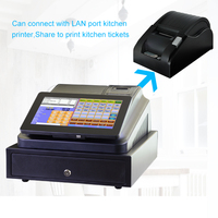 Système de point de vente tactile tout-en-un de 10.1 pouces/terminal de point de vente compact/caisses enregistreuses avec caisse, affichage client, imprimante
