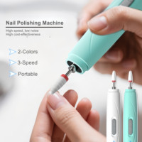 Kit de perceuse à ongles électrique mini ODM OEM, pour acrylique, poudre, gel, vernis, vitesse variable, léger, sans fil, portable