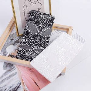 ग्रीष्मकालीन रेट्रो ऊर्ध्वाधर स्ट्रिप्ड फीता ग्लास रेशम पोका डॉट क्रिस्टल मध्य बछड़ा सफेद परी मोजे महिलाओं - Product Image 3