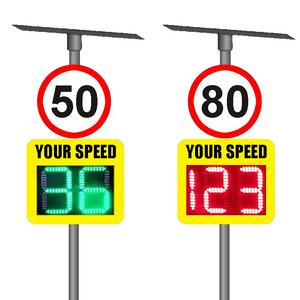 Doppler-Medidor de oscilación para coche, señales de señal de tráfico alimentadas, pantalla Led Solar, Radar que reduce la velocidad - Product Image 4