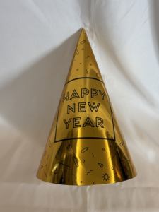 Sombreros <span class=keywords><strong>de</strong></span> Fiesta Metálicos Dorados con Forma <span class=keywords><strong>de</strong></span> Cono para Feliz Año Nuevo, Gorros Desechables <span class=keywords><strong>de</strong></span> Papel para <span class=keywords><strong>Celebraciones</strong></span>, Artículos para Fiestas <span class=keywords><strong>de</strong></span> Nochevieja - Product Image 5
