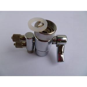 Válvula de Doble Interruptor M22 para Purificadores de Agua, Cambiador de Grifo de Encimera con Material Plástico ABS y Metal - Product Image 1