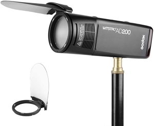 Godox AK-R Barn Cửa Snoot Màu Lọc Phản Xạ Tổ Ong <span class=keywords><strong>Diffuser</strong></span> Bóng Dome Khuếch Tán Ánh Sáng Đèn <span class=keywords><strong>Flash</strong></span> Kit - Product Image 2