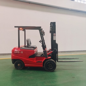 小型電動フォークリフト 1トン 1.5トン ミニ電動フォークリフト 狭通路倉庫用 - Product Image 6