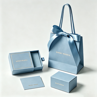 Boîtes à bijoux en carton personnalisées en gros, boîtes à anneaux, boîtes à bijoux avec tiroir, sacs avec logo imprimé, emballage pour colliers, boîte à bijoux