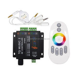 Bộ Điều Khiển Nhạc LED Từ Xa Cảm Ứng TQ MUSIC 2 RF Dây Đèn LED RGB DC12V 24V 18A Bộ Điều Khiển Nhạc - Product Image 2