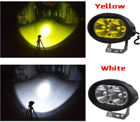 Projecteur ovale double LED CREE 20W 1000 Lumens 12-60V de haute qualité et durable pour voiture, tout-terrain, toit, éclairage de travail auxiliaire
