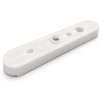 Plaque de protection de loquet de porte blanche imprimée en 3D sur mesure, prototype OEM, accessoire de quincaillerie de porte