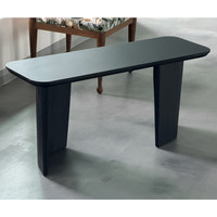 Table d'appoint en bois massif de style italien Degas, table d'angle minimaliste de designer, meuble rectangulaire pour salon