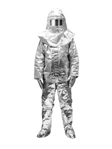 Термостойкий алюминизированный костюм для защиты от абразивных воздействий, теплоизоляционная спецодежда - Product Image 3