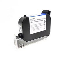 Encre Colorzone compatible HP b3f58a b3f58b 2588 2580 45si solvant noir séchage rapide TIJ 2.5 impression encre noire cartouche d'imprimante encre