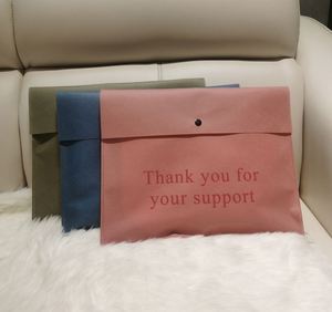 Wholesale Custom Eco-Friendly Non-Woven Envelope Bags Biodegradable Packaging for T-Shirts Swimwear Clothing with Own Logo - Product Image 5