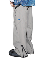 Pantalon de snowboard pour homme, coupe ample, imperméable, respirant, doublé polaire, taille élastique, style gothique, idéal pour l'automne et les activités de plein air
