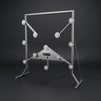 Batak Press Button Hit Groundhog Coin Game Stand Interactive Reaction Test Adventure Fun Stainless Steel Structure Playground