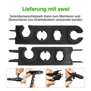 30A 4mm IP65 2 trong 1 Y Loại năng lượng mặt trời kết nối song song Cáp chi nhánh năng lượng mặt trời bảng điều chỉnh kết nối 1 đến 2 dây với công cụ cờ lê - Product Image 5