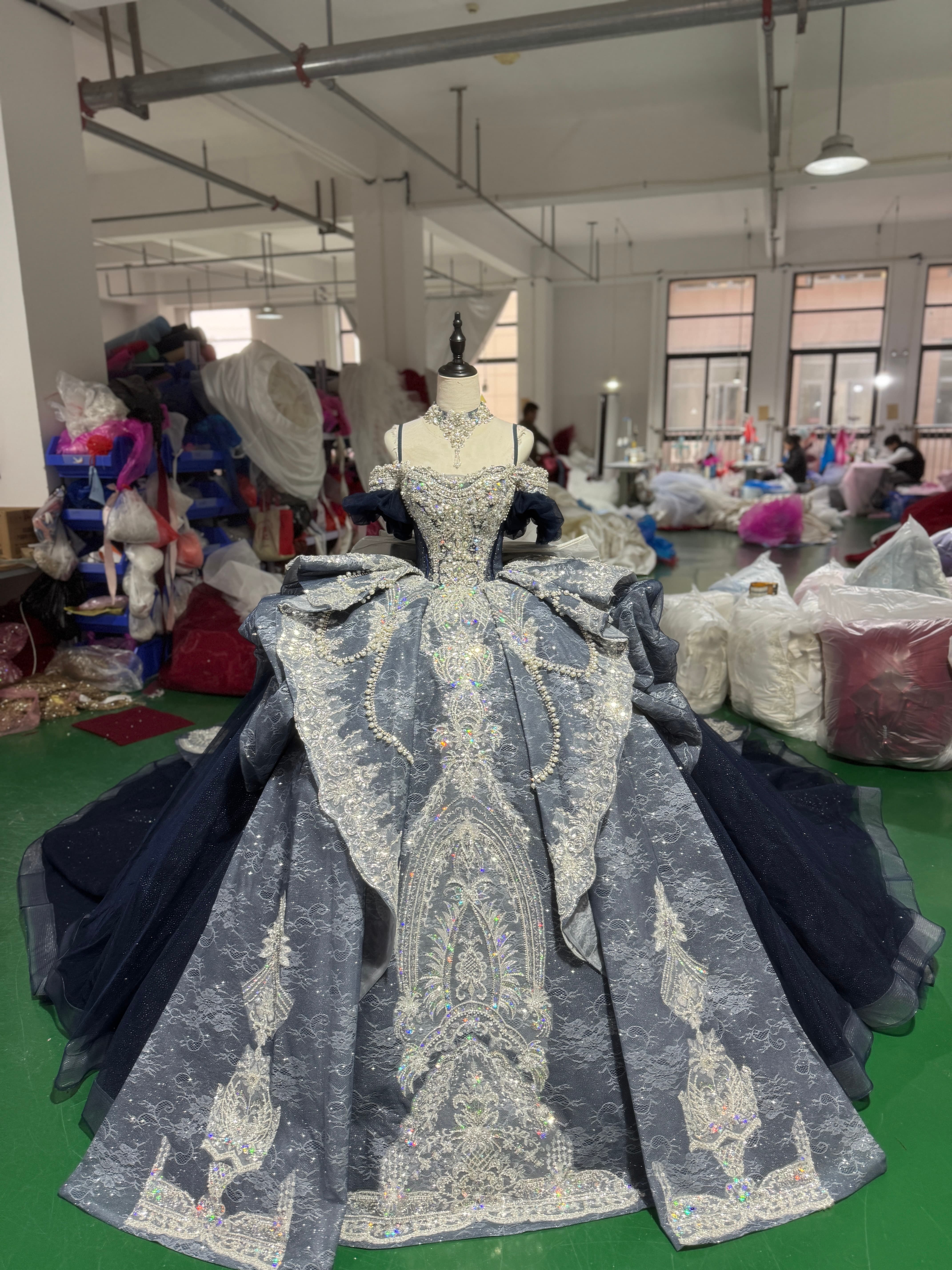 captions for blue dress pic Blue Floral Dress – CharleyGirlCloset main image 1
