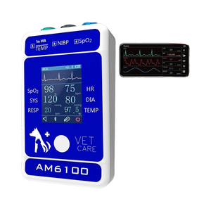 Oercat перезаряжаемый 2,4 "дисплей Bluetooth Пульсоксиметр Монитор артериального давления ручной ветеринарный инструмент для собак кошек - Product Image 1