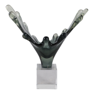 Scultura moderna ispirata alle onde, statua decorativa per casa, ufficio, bagno, pezzo d'arte d'accento. - Product Image 1