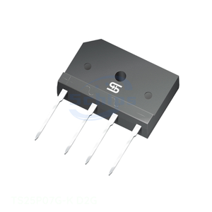 Diodes BRIDGE RECT 1PHASE 1KV 25A TS-6P Original One Stop Service TS25P07G-K D2G Electronic Components Manufacturer 4-SIP, TS-6P - Product Image 1