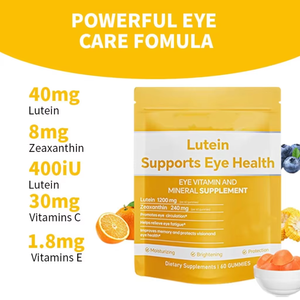 Integratori Alimentari Gommose di Luteina OEM/ODM a Marchio Privato, Gommose di Luteina e Zeaxantina per la Salute degli Occhi - Product Image 3