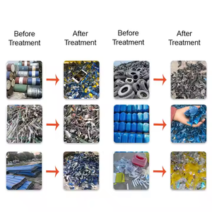 שני פיר מגורר פלדה כפול פיר פלדה גרוטאות תיל צמיגים מתכת ריסוק פלסטיק shreders מחיר מכונה - Product Image 5