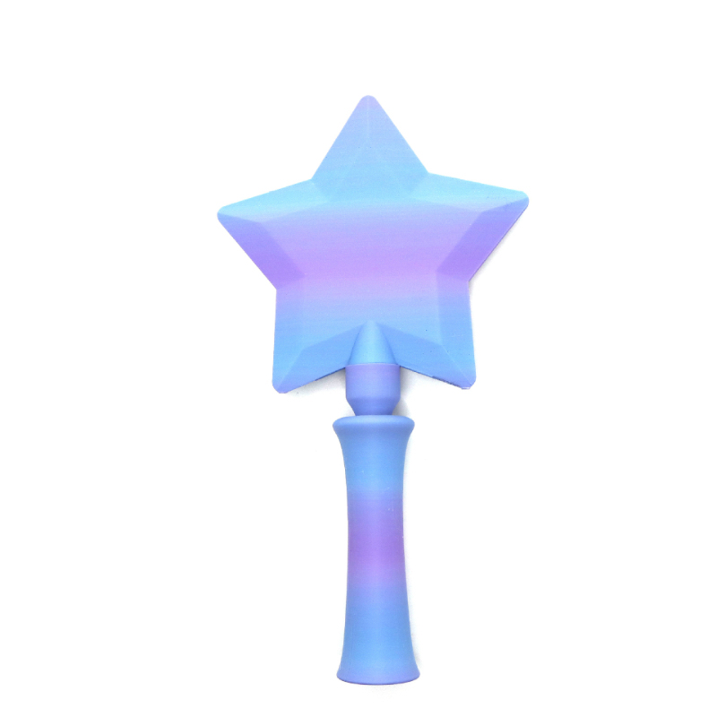 Étoile bleue violette