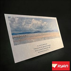 Cartes de vœux de Noël charmantes avec illustrations détaillées sur papier blanc brillant, impression numérique, option de logo personnalisé pour - Product Image 6