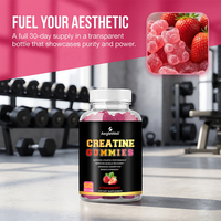 Aeglewell OEM Private Label Pré-entraînement Créatine HCL Gummies Créatine Hydratée HCL Gummy pour la Croissance Musculaire