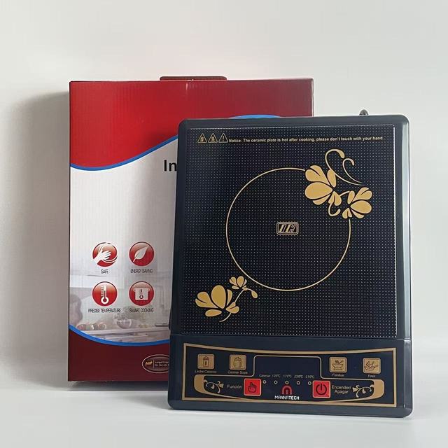 OEM Electric Induction Cooker Single Burner New Household Concave Stove High Energy-saving Stainless Plastic Touch