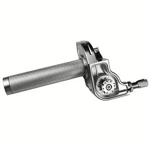 Poignée d'accélérateur de moto en aluminium CNC avec indicateur de vitesse - Cache-pompe à huile réglable pour moto tout-terrain - Product Image 2
