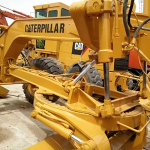 Niveleuse Caterpillar 120G avec lame jaune, cabine fermée, commande PLC, pneus tout-terrain de 140k, grand format - Product Image 5