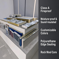 Panneau sandwich industriel en polyuréthane et laine de roche pour revêtement de toiture et murs extérieurs d'usines en acier – Construction écologique