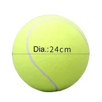 Высокое качество большие размеры ПЭТ теннисных мячей 9,5 дюймов/24 см для кошки или собаки игровые шарики Подпись реклама надувной Теннисный мяч