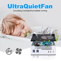 Mini PC de jeu HYSTOU avec 64 Go de RAM DDR5, triple écran 8K UHD, compatible avec Windows 11, chipset Intel, compatible avec les prises AU/US/CN