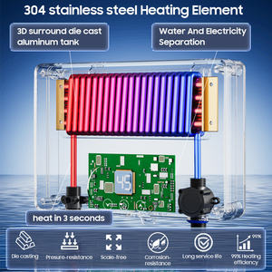 Calentador de Agua Instantáneo Premium para Apartamentos y Estudios, Calentador de Agua Instantáneo de Alta Eficiencia Energética, Calentamiento Rápido de 5500w - Product Image 3