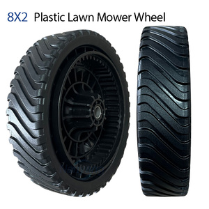 Lawn Mower <b>Wheels</b> 8 Inch Front <b>Wheel</b> Assembly Replacement 634-05039 Lawn Mower <b>Plastic</b> <b>Wheels</b> - Product Image 1