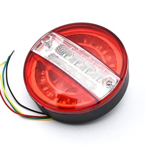 Luz Trasera LED de 24V para Camión, Lente Roja, Señal de Giro Secuencial, Luz de Freno Trasera para Remolque y Camión - Product Image 4