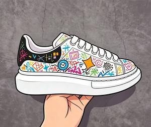 Sneakers Casual di Lusso Originali McQ per Uomo e Donna, Scarpe di Alta Qualità, Zapatos De Mujer, Scarpe Stile Queen - Product Image 2