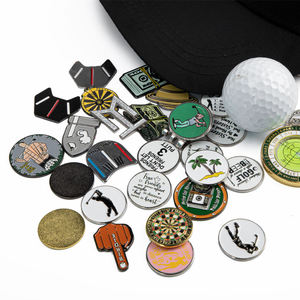 Marqueurs de balle de golf de haute qualité avec logo personnalisé, marqueurs de position de balle de golf ronds, marqueurs de putting gravables - Product Image 3