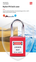 Cadenas de Sécurité QVAND 38mm OSHA LOTO, Consignation et Verrouillage, Cadenas à Clé Maîtresse Identique