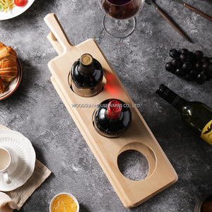 Woodsun 자작 나무 나무 주문 인쇄 와인 홀더 랙 와인 나무 - Product Image 4