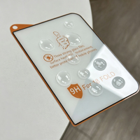 Protection d'écran en verre trempé 9H pour iPhone Duo, revêtement électro-plaqué, film anti-espion HD et confidentialité, 18 Duo Fold