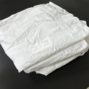قطع قماش قطنية من قطع النسيج الأبيض بالات نفايات نسيج قطن شفاط للتنظيف - Product Image 4