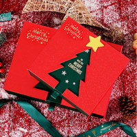 Boîte cadeau écologique pour la veille de Noël, emballage en carton doré, boîte vide, fabricant en gros