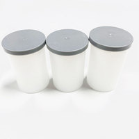 Boîtiers plastiques fournis par l’usine, calibre 35 mm, canisters de film blancs avec couvercles gris – Vides