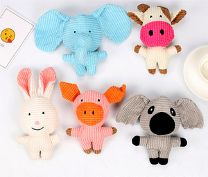 Paquete de 5 juguetes de peluche chirriantes <span class=keywords><strong>Mutt</strong></span> Squeak Toy para perros medianos y grandes hechos resistentes para masticadores agresivos - Product Image 4