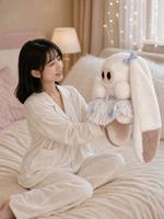 Robot compagnon intelligent IA, lapin en peluche, jouet électronique apaisant parfumé avec tissu doux pour la peau, poupée interactive, cadeau