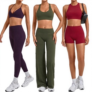 Custom Women Fitness Yoga Wear Quick-Drying Gym Sports Bra Running Slim Shorts Activewear Elastic Waist Eco-Friendly - Product Image 3