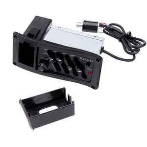 批发EQ 7545R吉他前置放大器拾音器4波段吉他声学Eq，输出6.5毫米 - Product Image 4