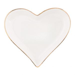 Custom Logo Jewelry Tray <b>Ceramic</b> Trinket - Heart <b>Ring</b> Dish - Product Image 5